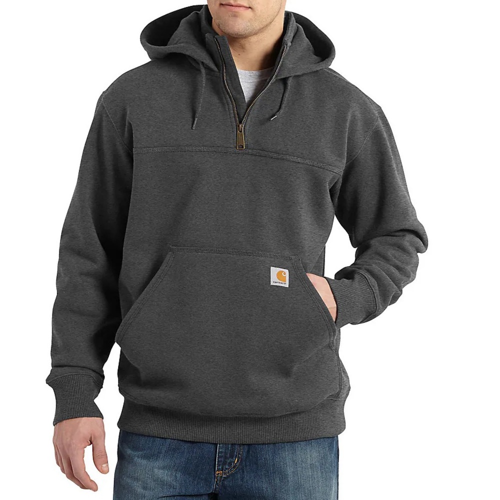 MEN’S CARHARTT RAIN DEFENDER® LOOSE FIT HEAVYWEIGHT QUARTER-ZIP HOODIE